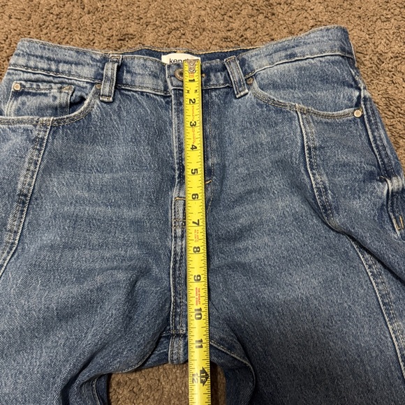 Kensie “The Jessica” High Rise Cropped Barrel Jean-Sz 4/27-Cotton Blend-EUC - Picture 6 of 10